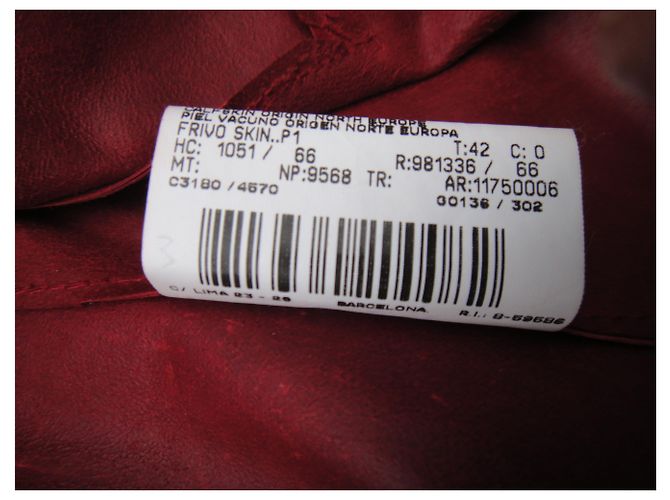 Burberry T Lederjacke 40 Rot - Ansicht 4