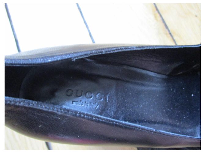 Gucci Décolleté in pelle nera, Pointure 37,5 IT. Nero - vista 5