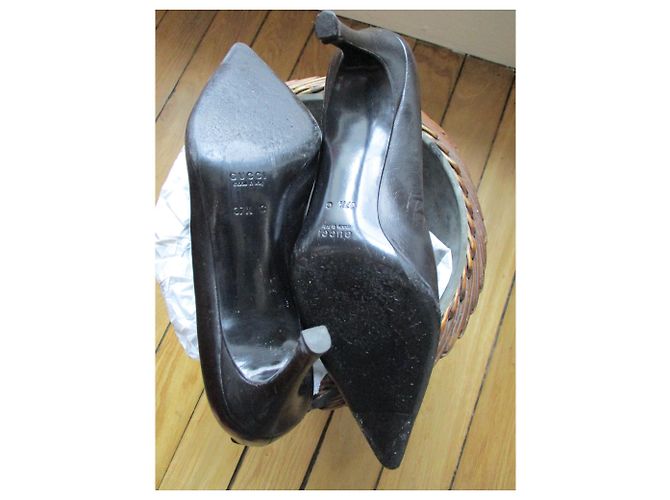 Gucci Décolleté in pelle nera, Pointure 37,5 IT. Nero - vista 6
