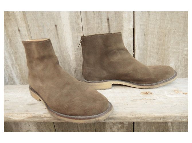 Apc brown suede boots size 43 - view 2