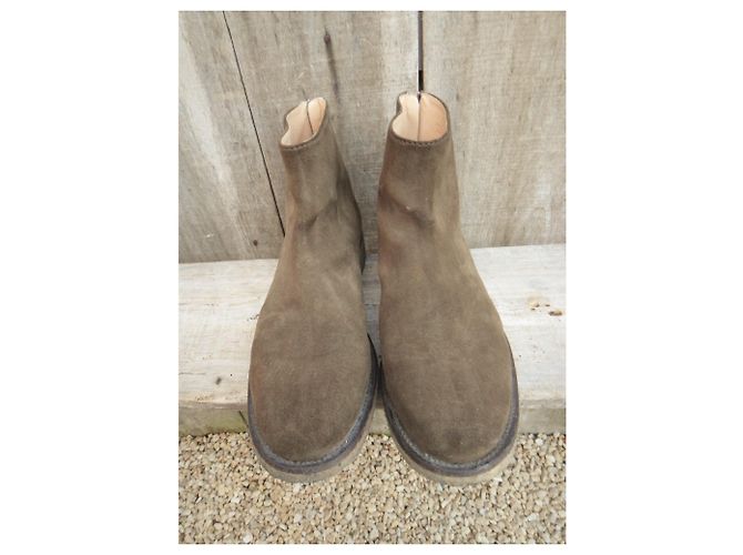 Apc brown suede boots size 43 - view 3