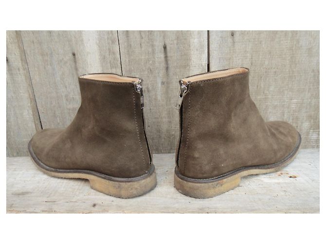 Apc brown suede boots size 43 - view 4