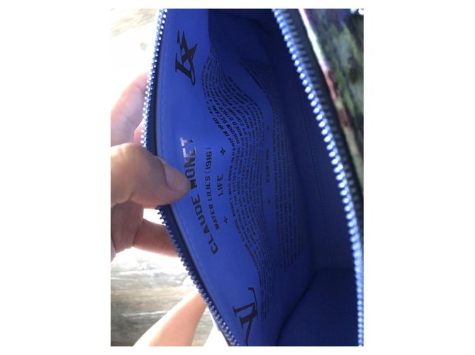 Louis Vuitton Borsa Monet Speedy Masters Blu chiaro - vista 7