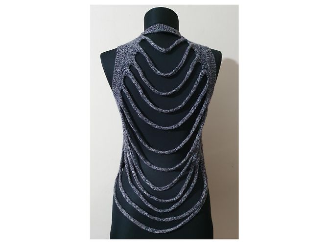 Alexander Wang Tanktop Grau Wolle - vista 4