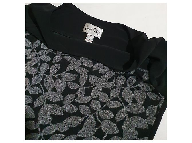 Joseph Ribkoff Kleid in Schwarz und Grau aus Polyester - Ansicht 5