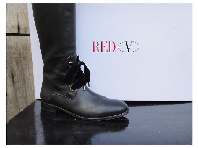 Red Valentino Botines rojos Valentino p 39 Negro - vista 9