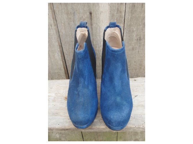 botines ganni modelo Fiona p 36 Azul - vista 4