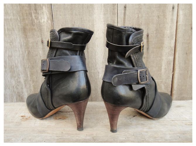 Stivaletti Chloé in pelle neri 39,5 Nero - vista 6