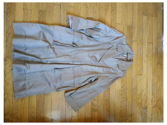 Autre Marque Gabardina Liviana Conti Camel Caramelo - vista 4