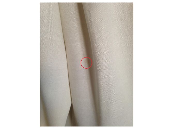 Yves Saint Laurent Kleid in Eggshell Viscose Aus weiß - Ansicht 4