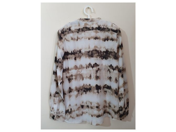 Calvin Klein Hemd mit abstraktem Muster Polyester Mehrfarben - Ansicht 2