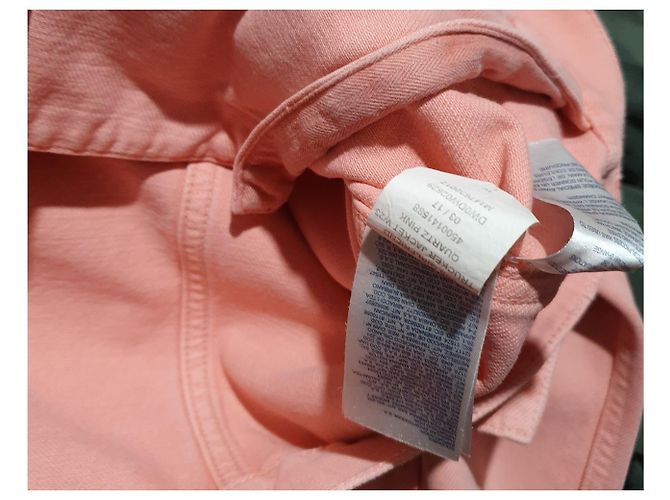 Chaqueta Tommy Hilfiger Tommy Jeans rosa de algodón - vista 4