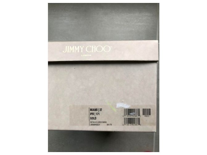 Sneakers Jimmy Choo Miami oro bronzo in pelle D'oro - vista 9