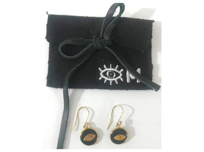 Ileana Makri All Seeing Eye Nero D'oro - vista 2
