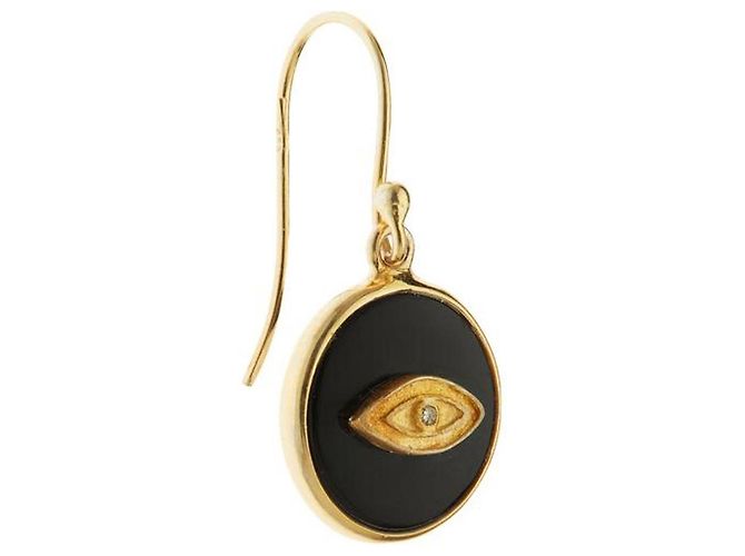 Ileana Makri All Seeing Eye Nero D'oro - vista 4