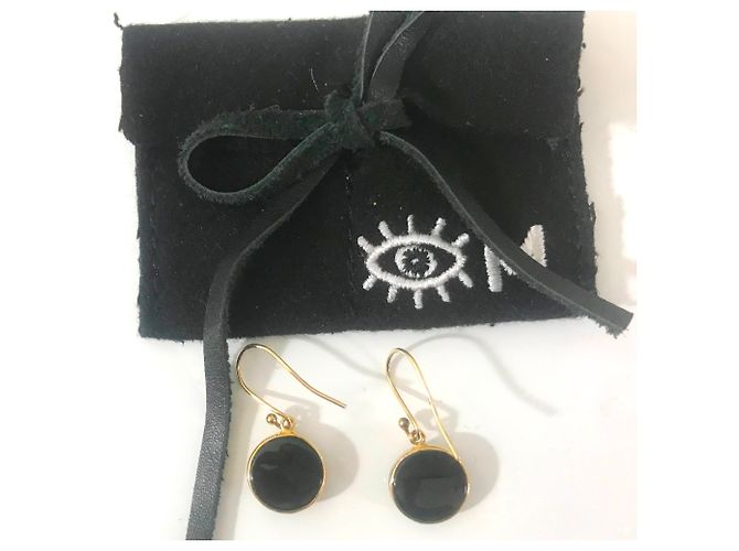 Ileana Makri All Seeing Eye Nero D'oro - vista 6
