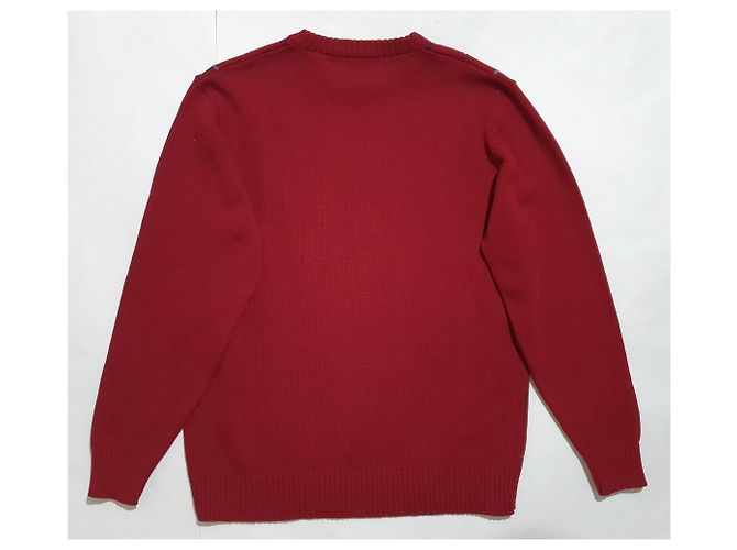 Oscar de la Renta Roter Baumwollpullover - Ansicht 3