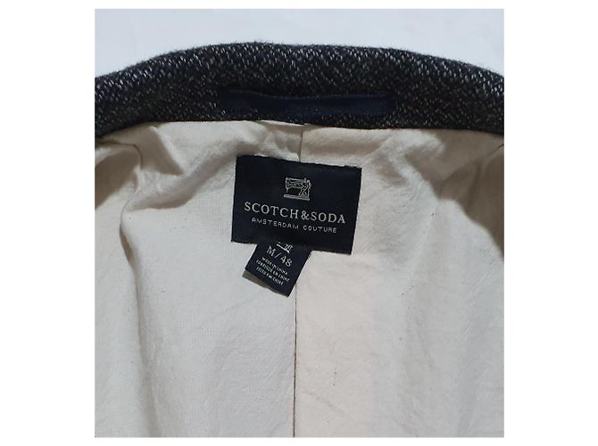 Scotch and Soda Blazer Dunkelgrau Mehrfarben Anthrazitgrau - Ansicht 4