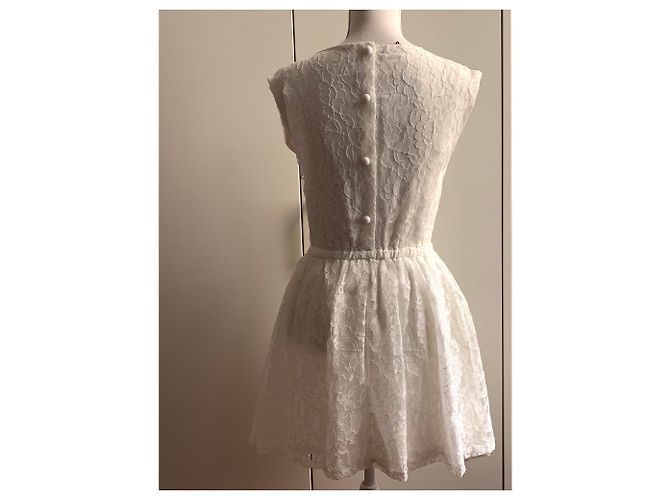 Autre Marque D.vestido de encaje blanco dikate - vista 11