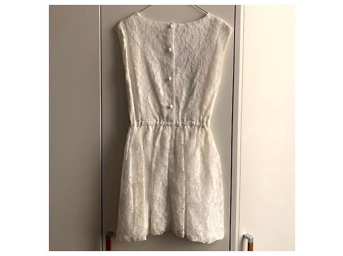 Autre Marque D.vestido de encaje blanco dikate - vista 2