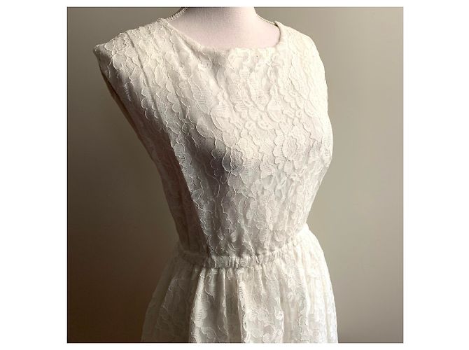 Autre Marque D.vestido de encaje blanco dikate - vista 9