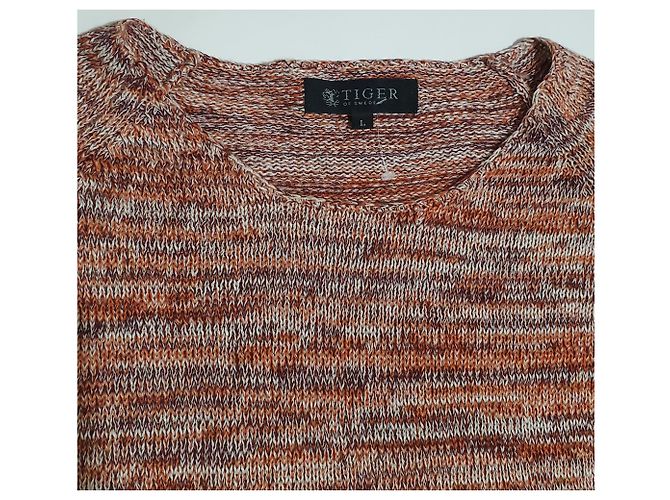 Tiger Of Sweden Pullover Baumwolle Leinen Mehrfarbig Gr. L Mehrfarben - Ansicht 2