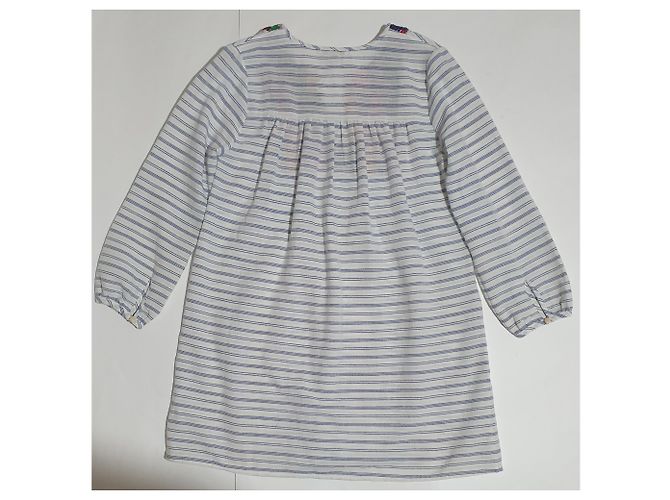Blusa túnica oversize de algodón J.Crew Blanco Multicolor - vista 3