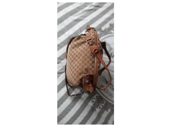 Borsa Gucci in tessuto - vista 5