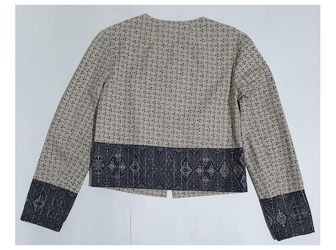 Blazer Noa Noa de algodón M Multicolor - vista 3