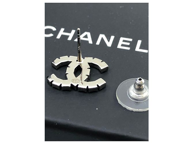 Chanel Brincos Prata - vista 3