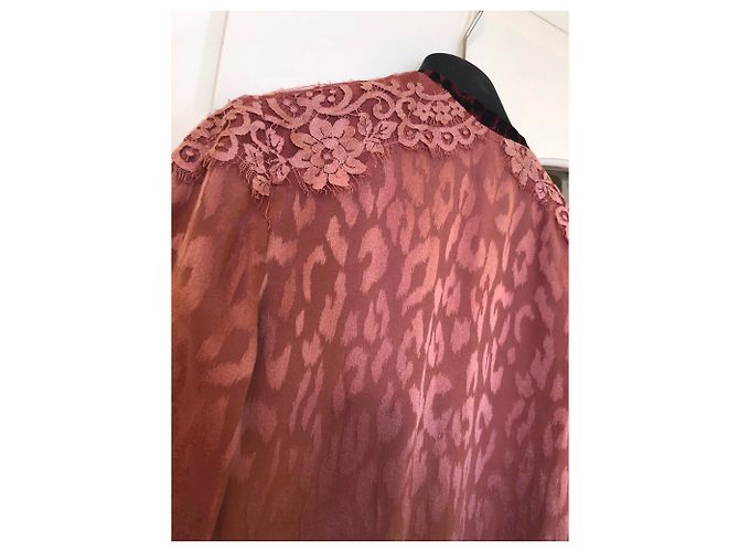 Bata de pijama Roberto Cavalli de seda con estampado de leopardo Multicolor - vista 6