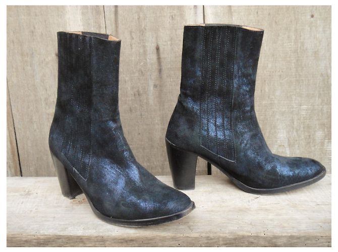 Autre Marque Botas Rabens Saloner p 39 Perfecta condicion Azul - vista 4