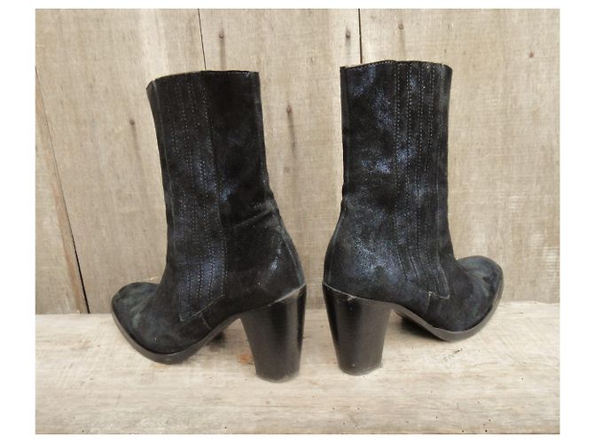 Autre Marque Botas Rabens Saloner p 39 Perfecta condicion Azul oscuro - vista 6