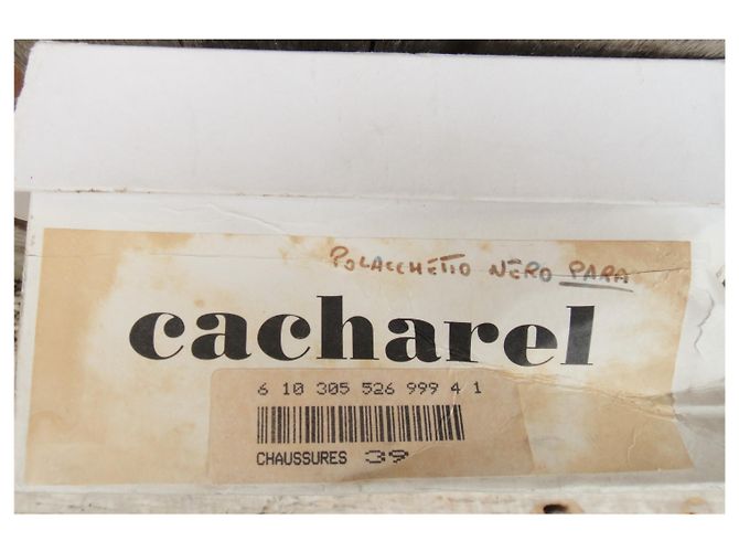 stivaletti vintage Cacharel p 39 Nuova Condizione Nero - vista 2