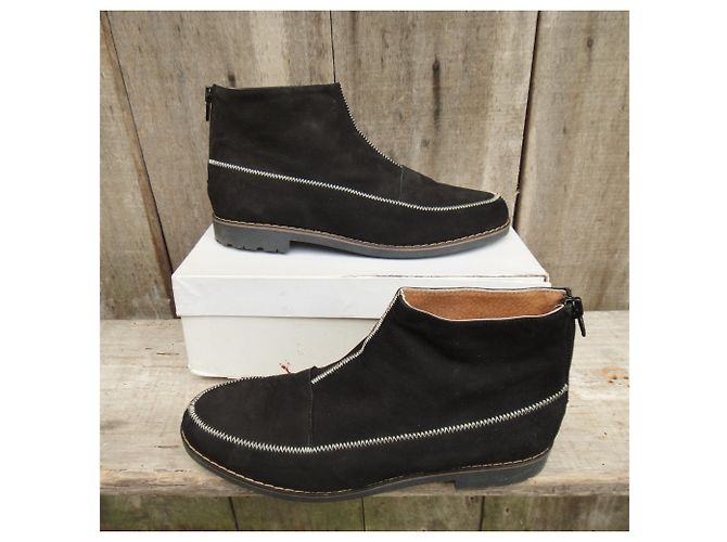 stivaletti vintage Cacharel p 39 Nuova Condizione Nero - vista 4
