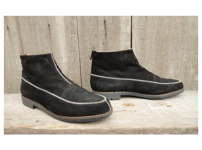 stivaletti vintage Cacharel p 39 Nuova Condizione Nero - vista 5