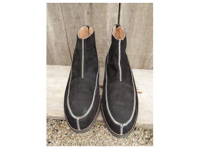 stivaletti vintage Cacharel p 39 Nuova Condizione Nero - vista 6