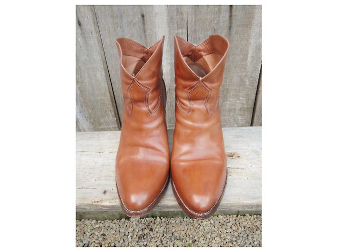 botas vaqueras Sartore p 38 1/2 Marrón claro - vista 4