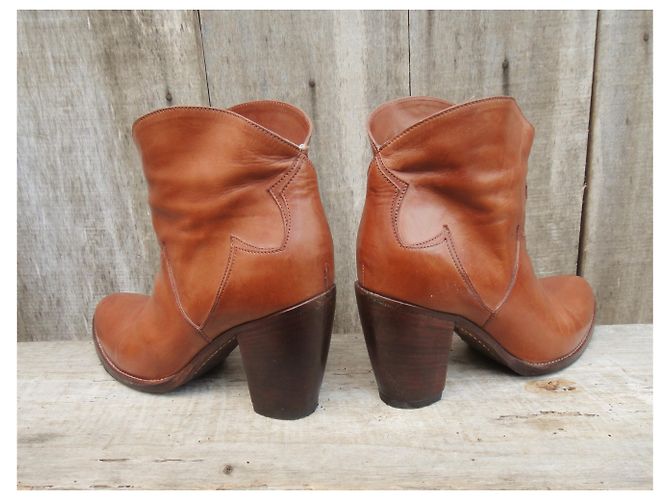 botas vaqueras Sartore p 38 1/2 Marrón claro - vista 5