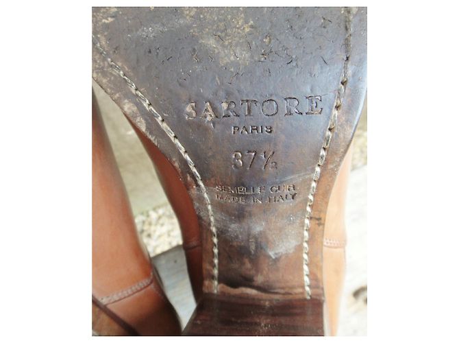 botas vaqueras Sartore p 38 1/2 Marrón claro - vista 7