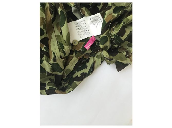 Vestido assimétrico de camuflagem de Junya Watanabe - vista 3