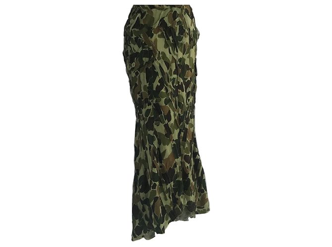 Vestido assimétrico de camuflagem de Junya Watanabe - vista 6