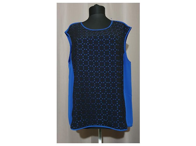 Top chaleco azul Vince Camuto - vista 5