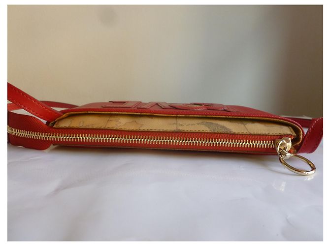 Autre Marque Borsa a mano in vera pelle Rosso - vista 6