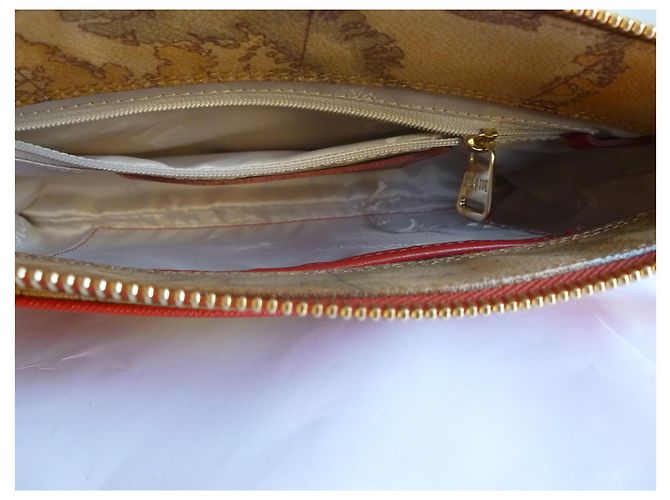 Autre Marque Borsa a mano in vera pelle Rosso - vista 7