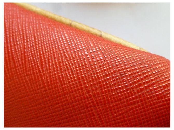Autre Marque Borsa a mano in vera pelle Rosso - vista 9