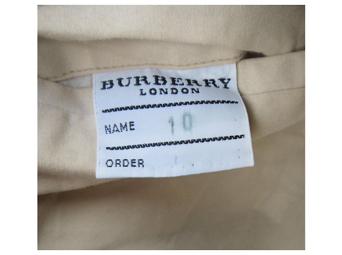 Chubasquero corto Burberry 38 Blanco roto - vista 10