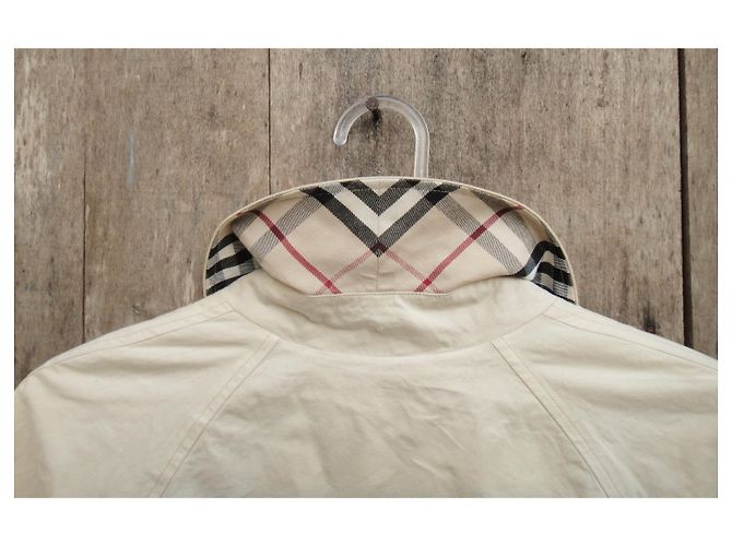 Chubasquero corto Burberry 38 Blanco roto - vista 11