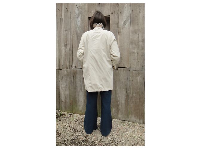 Chubasquero corto Burberry 38 Blanco roto - vista 3