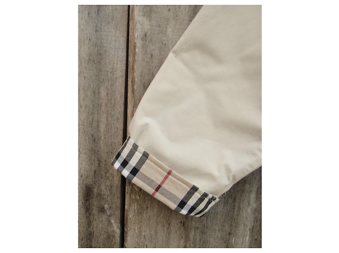Chubasquero corto Burberry 38 Blanco roto - vista 4